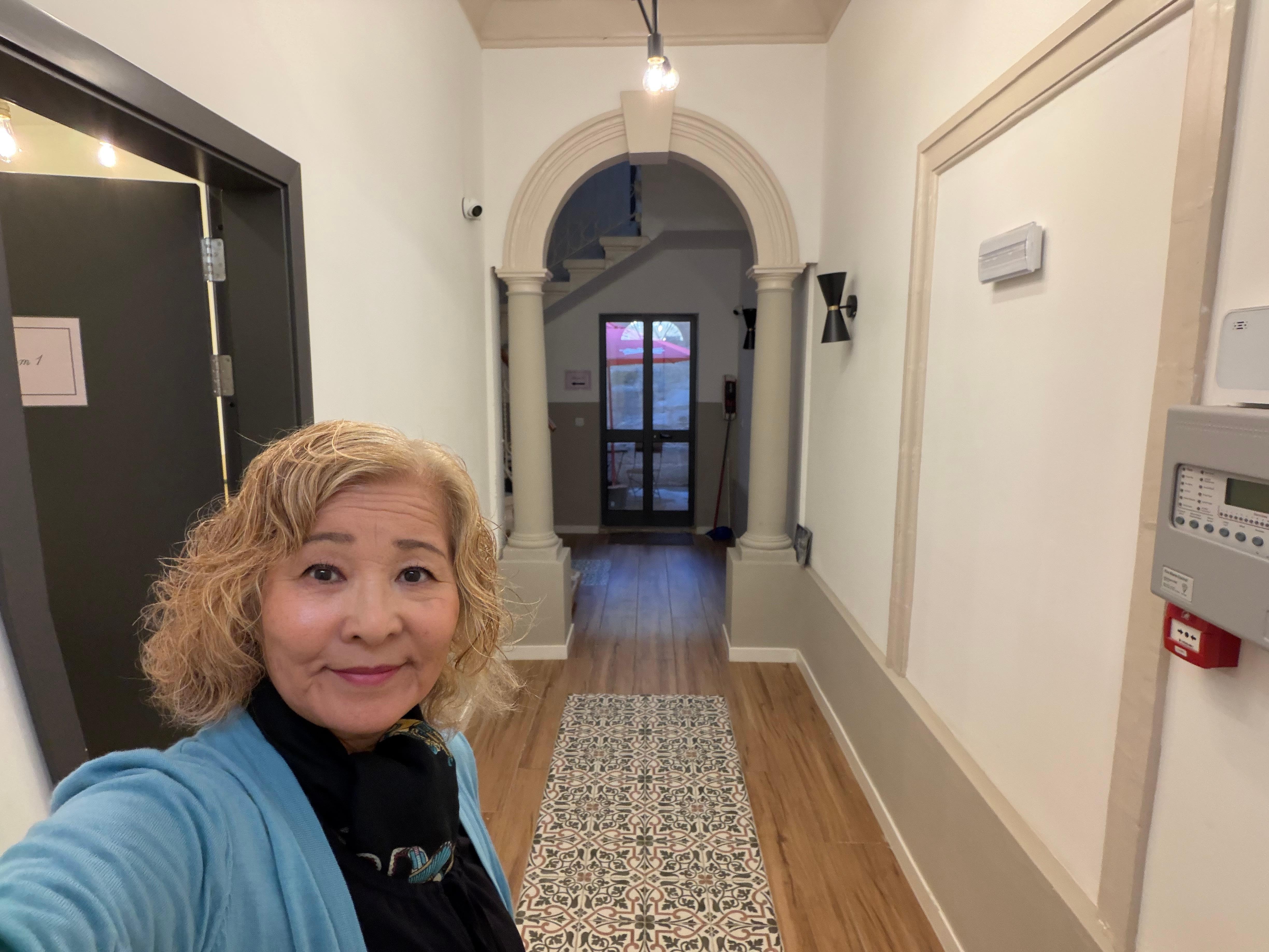 玄関を入って直ぐの廊下