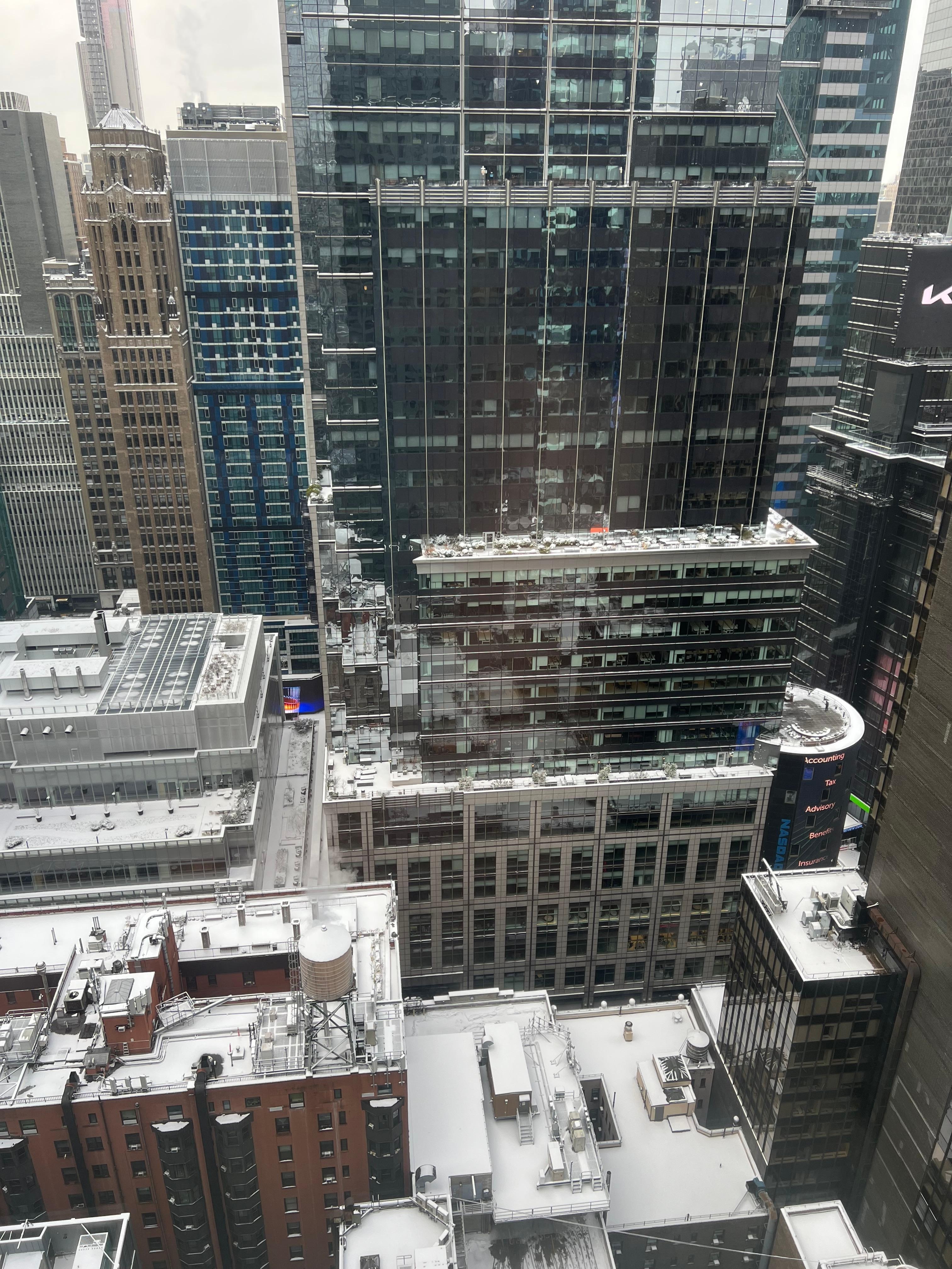 View from ball-drop room