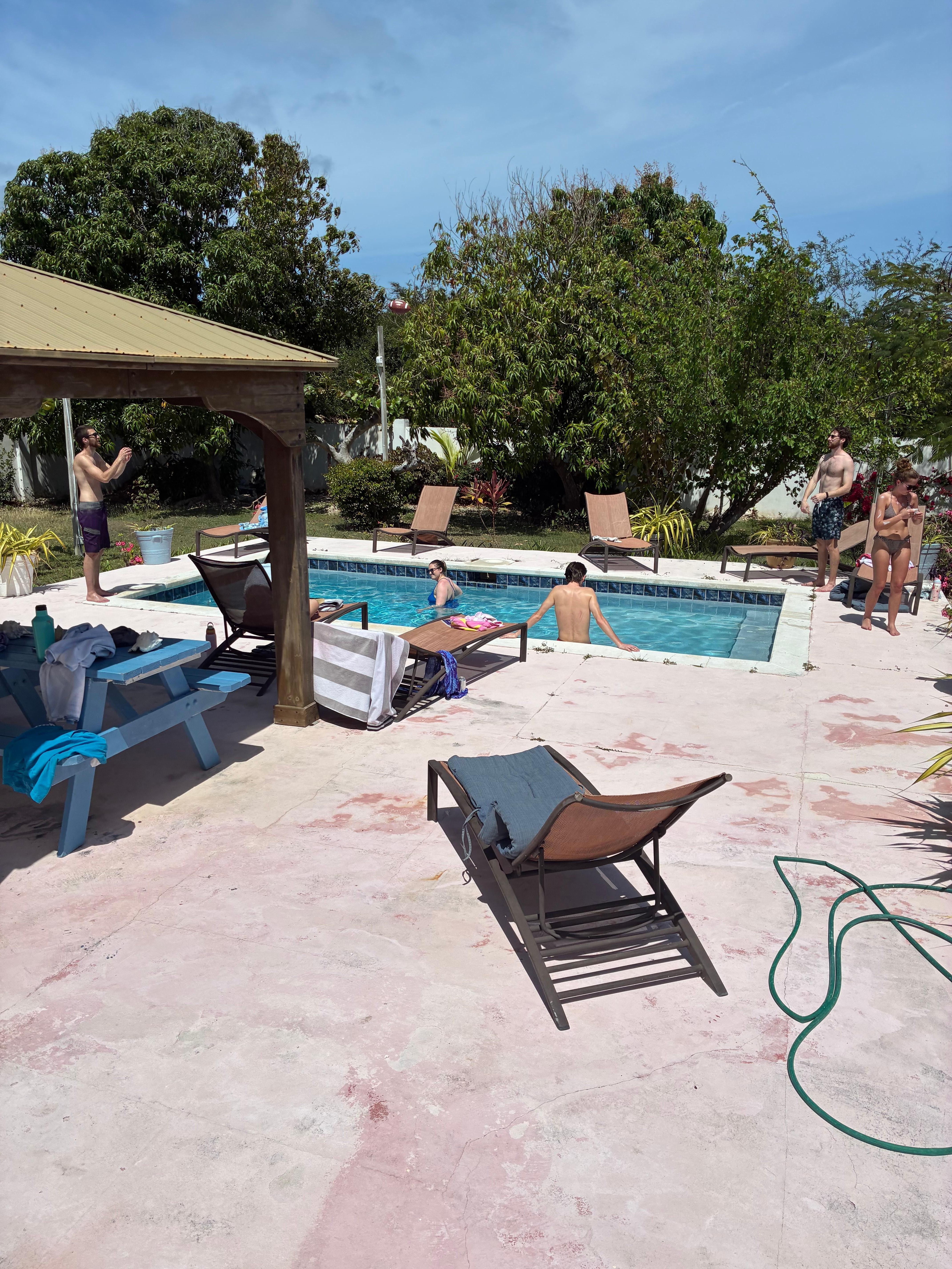 Family enjoyed the private pool!