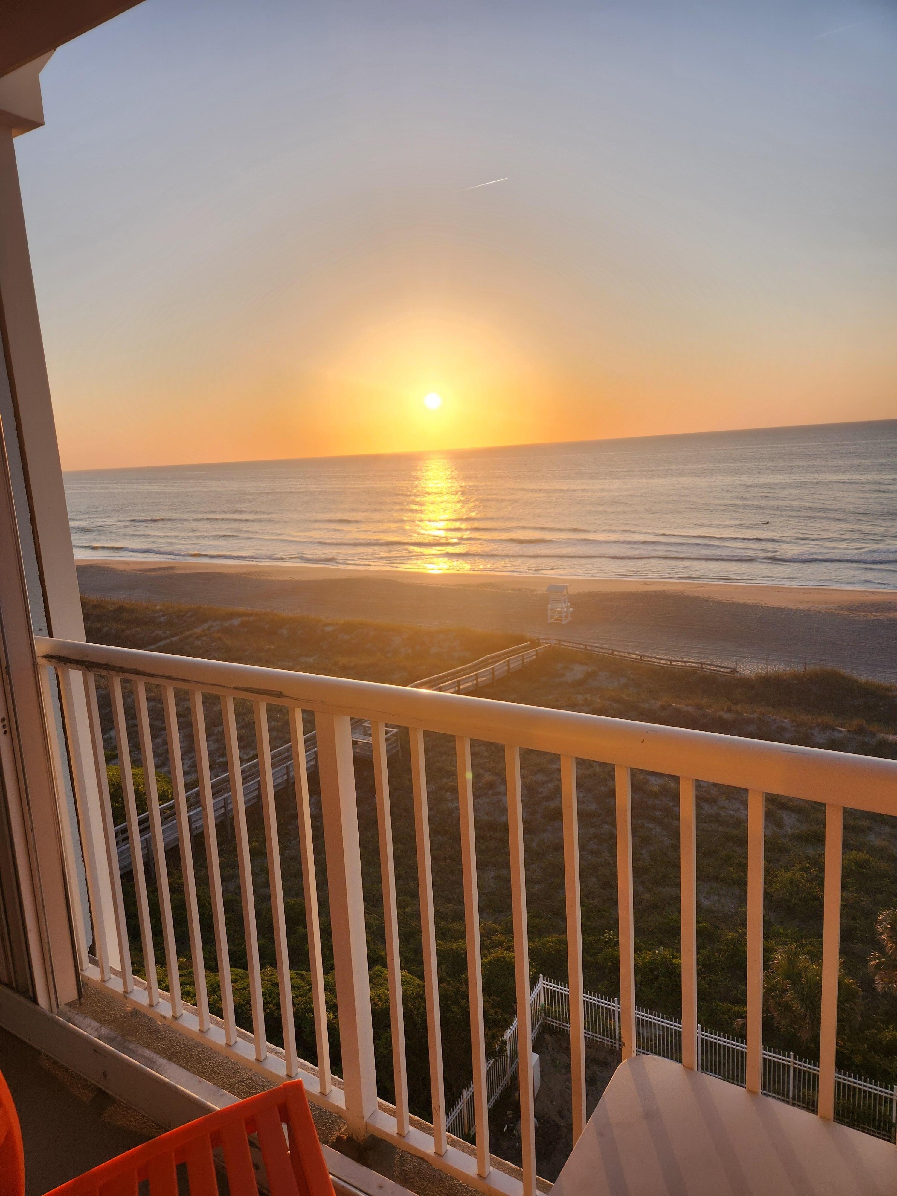From our balcony