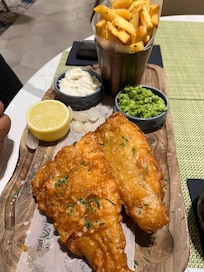 Dinner - fish & chips