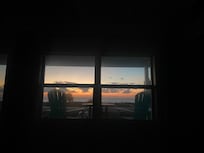 Sunrise from bed