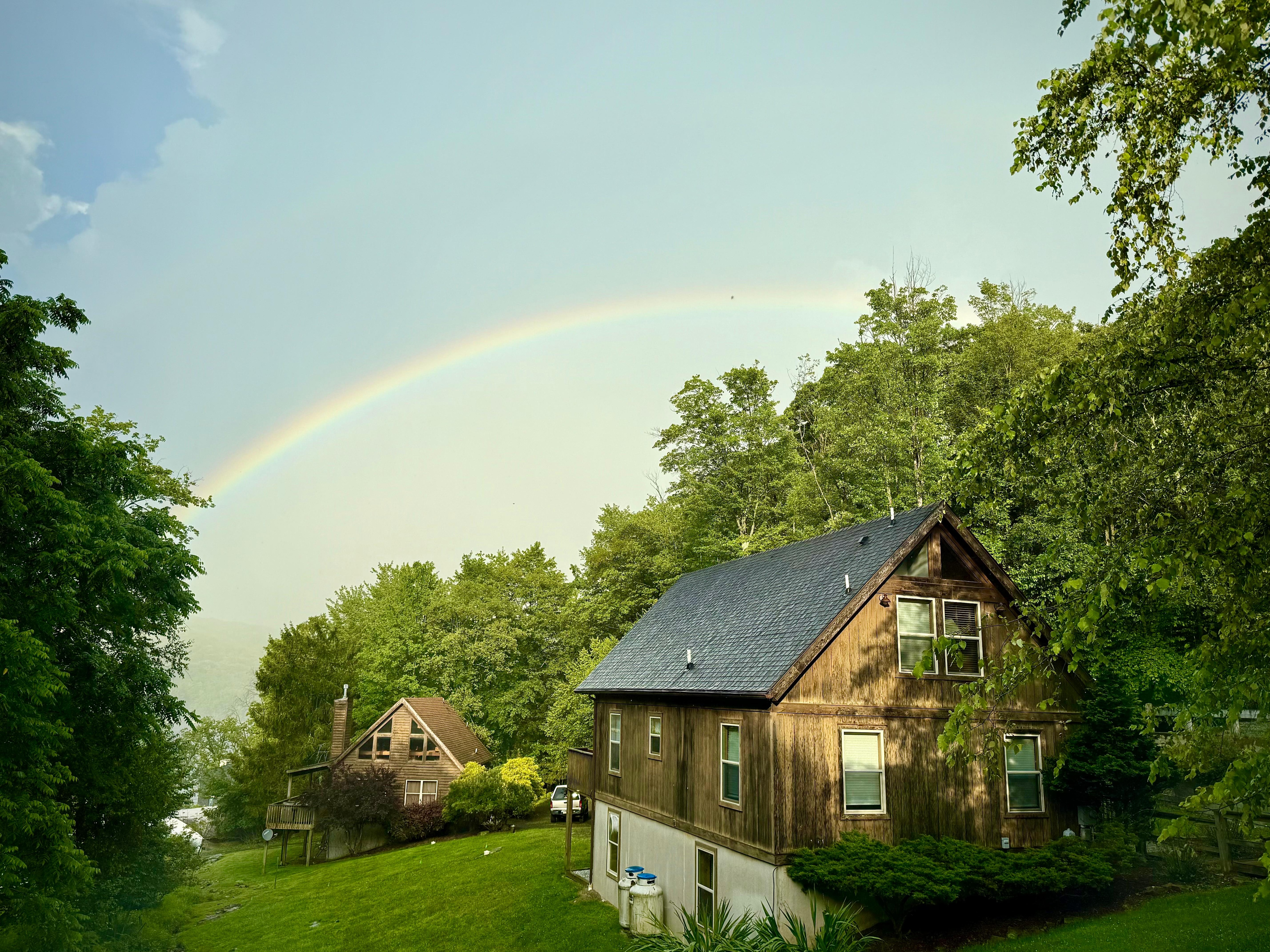 A view we had from the back deck