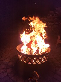 Enjoyed evening around campfire