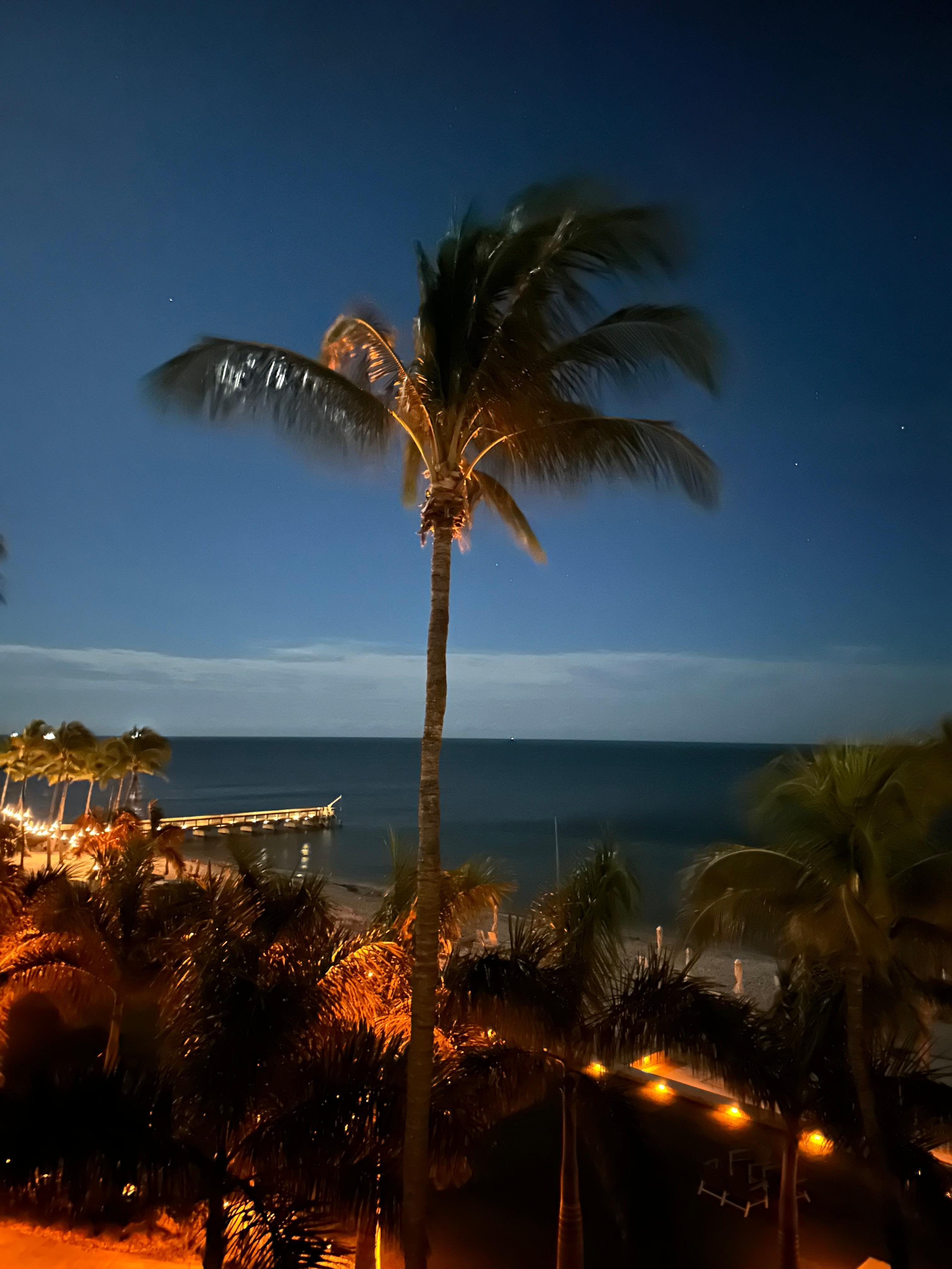 Sunset from our balcony 