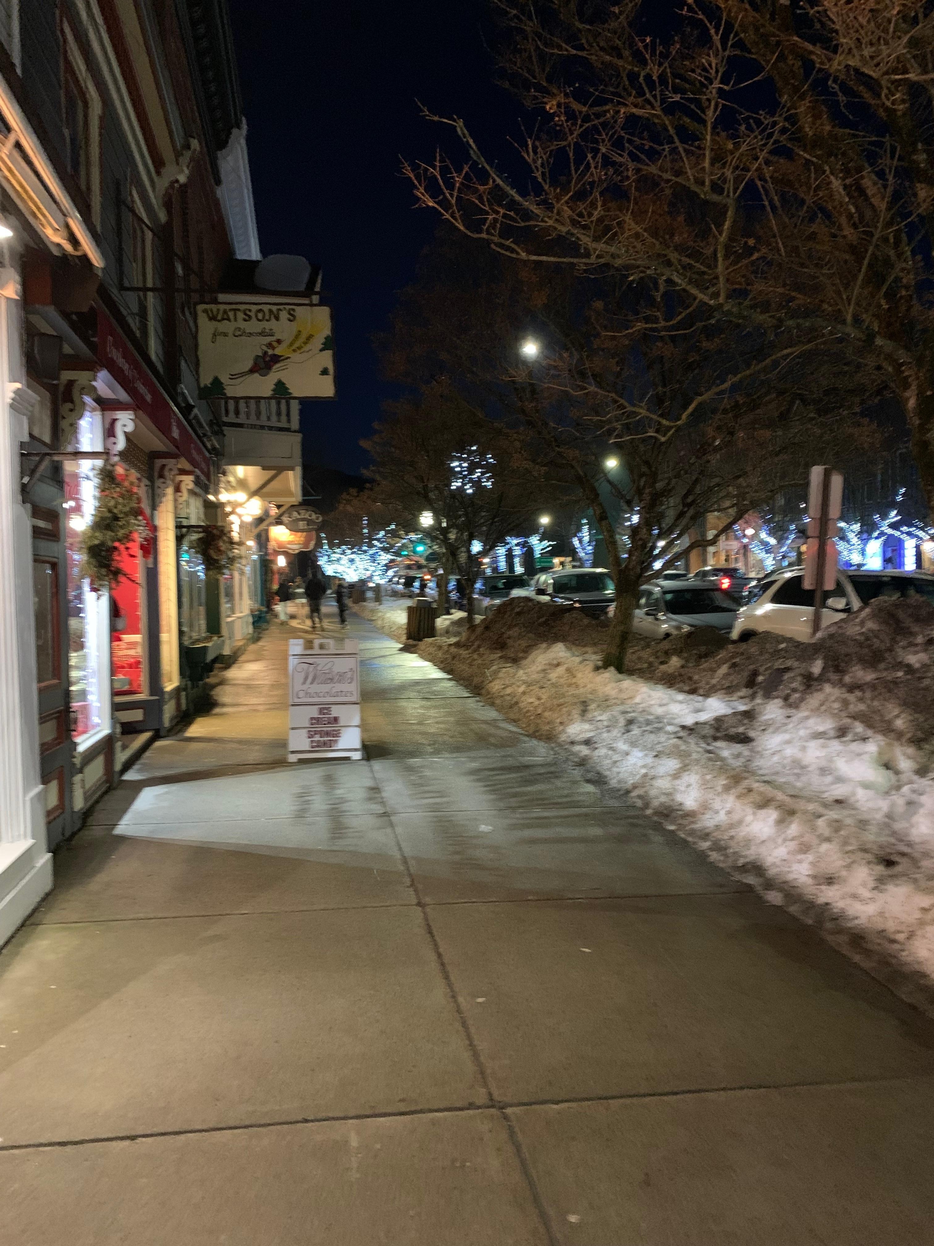 Walk down the Main Street of Ellicottville