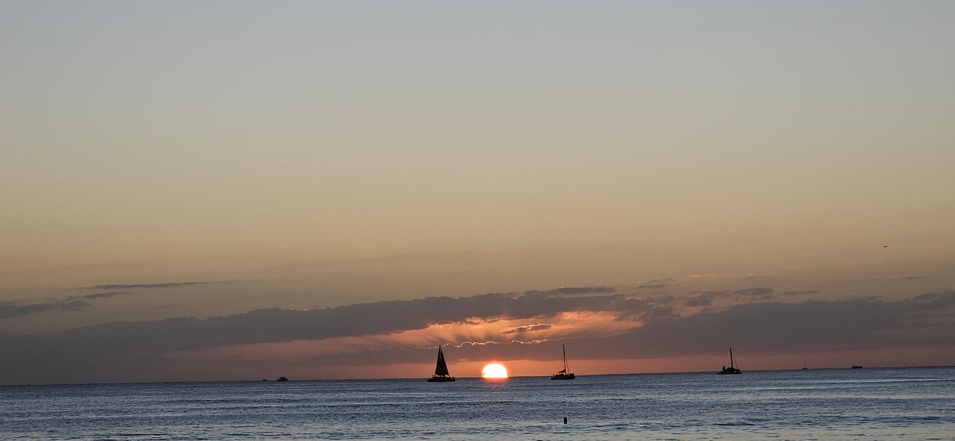 Waikiki sunset.
