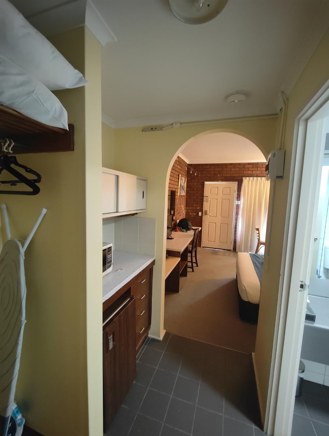 Cupboard and Kitchenette area