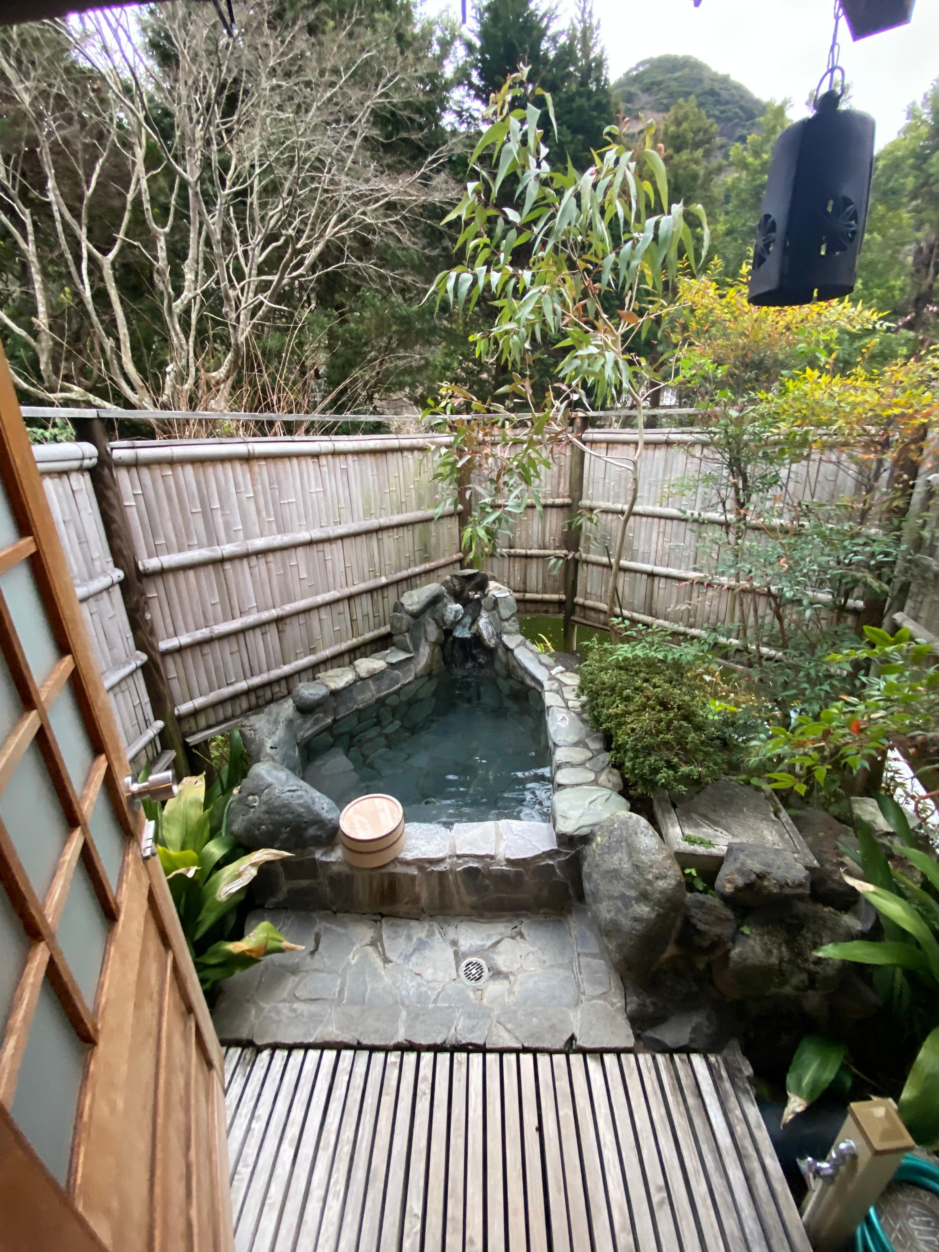 Private outdoor onsen