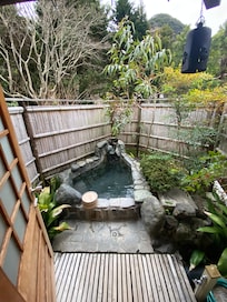 Private outdoor onsen