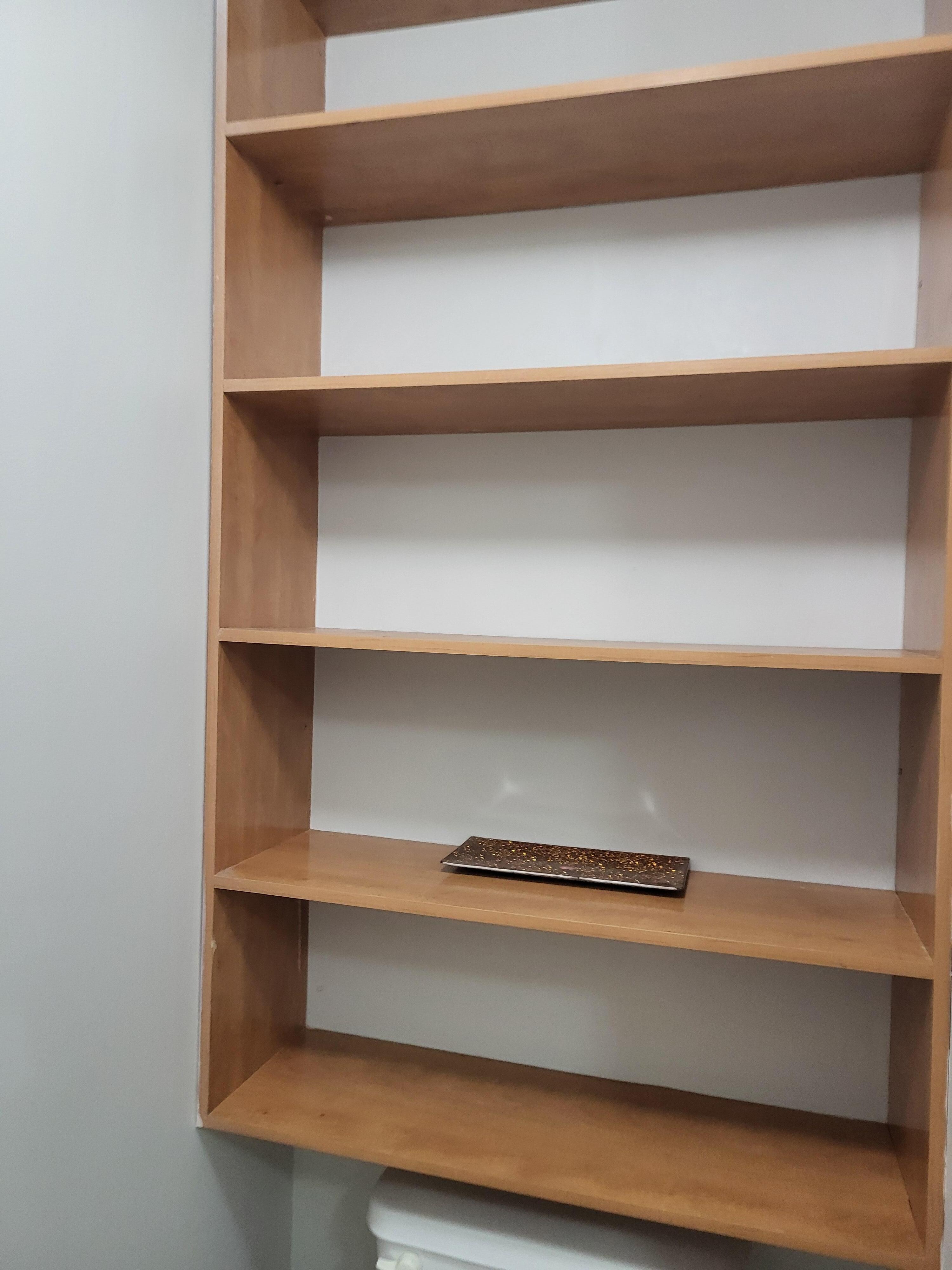 Bathroom shelves (empty)