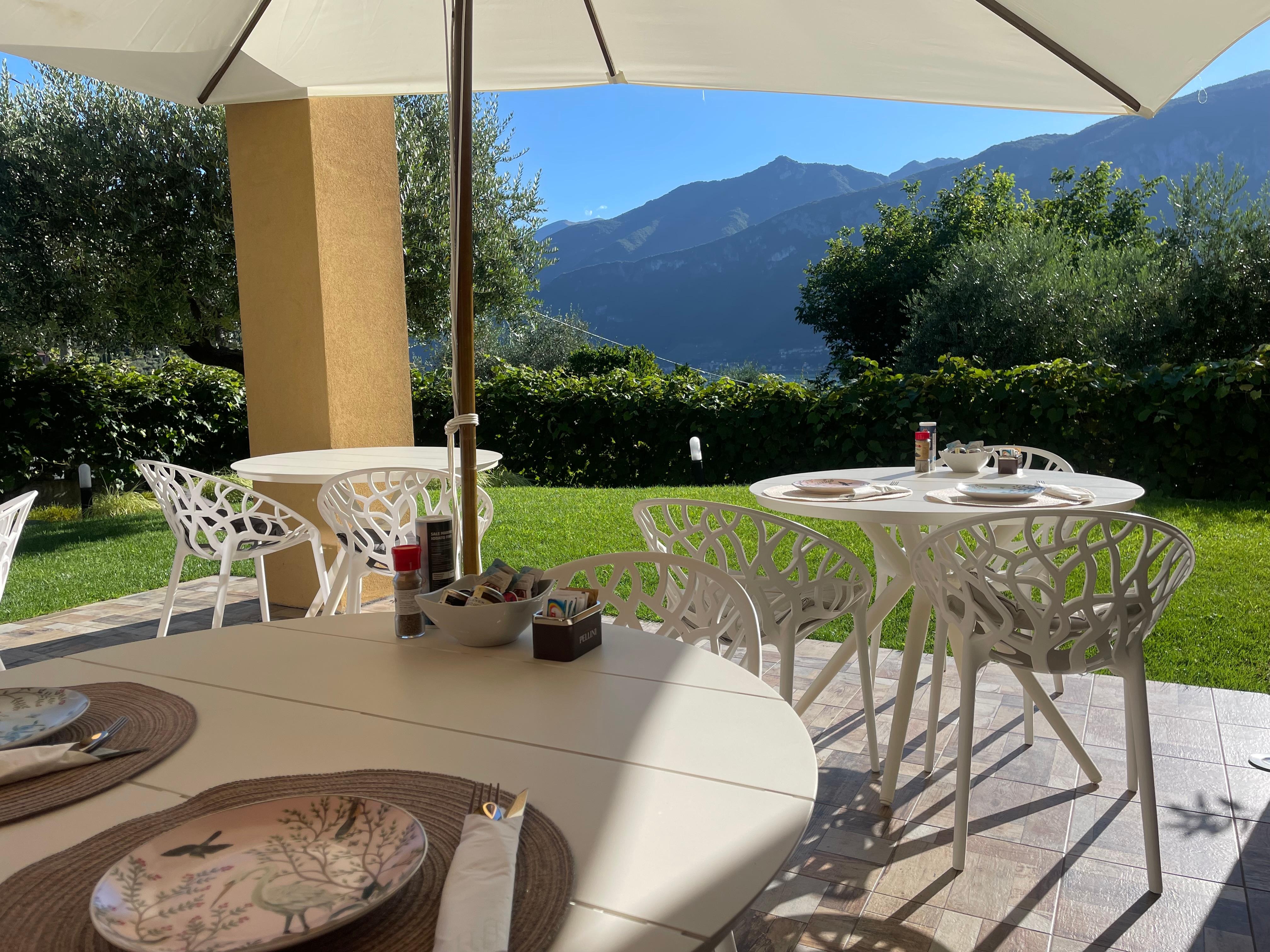 Breakfast on the patio