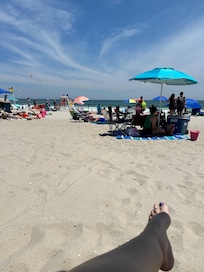 The beach