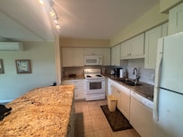 Decent size kitchen.