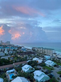 View of ocean/beach from balcony