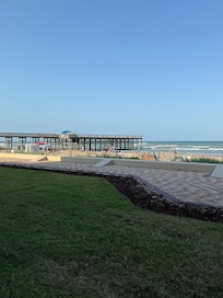 Private entry to the beach from property.