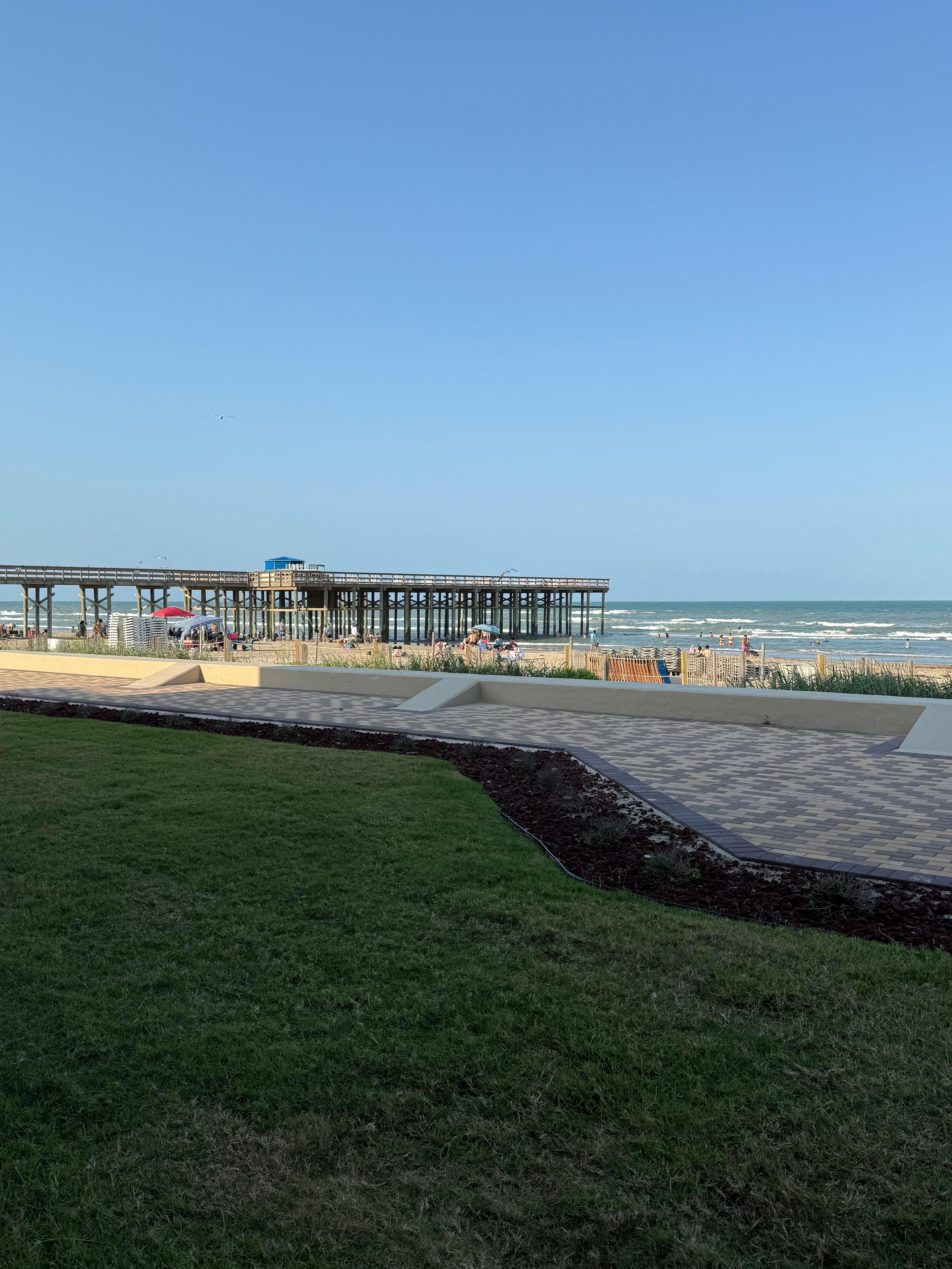 Private entry to the beach from property.