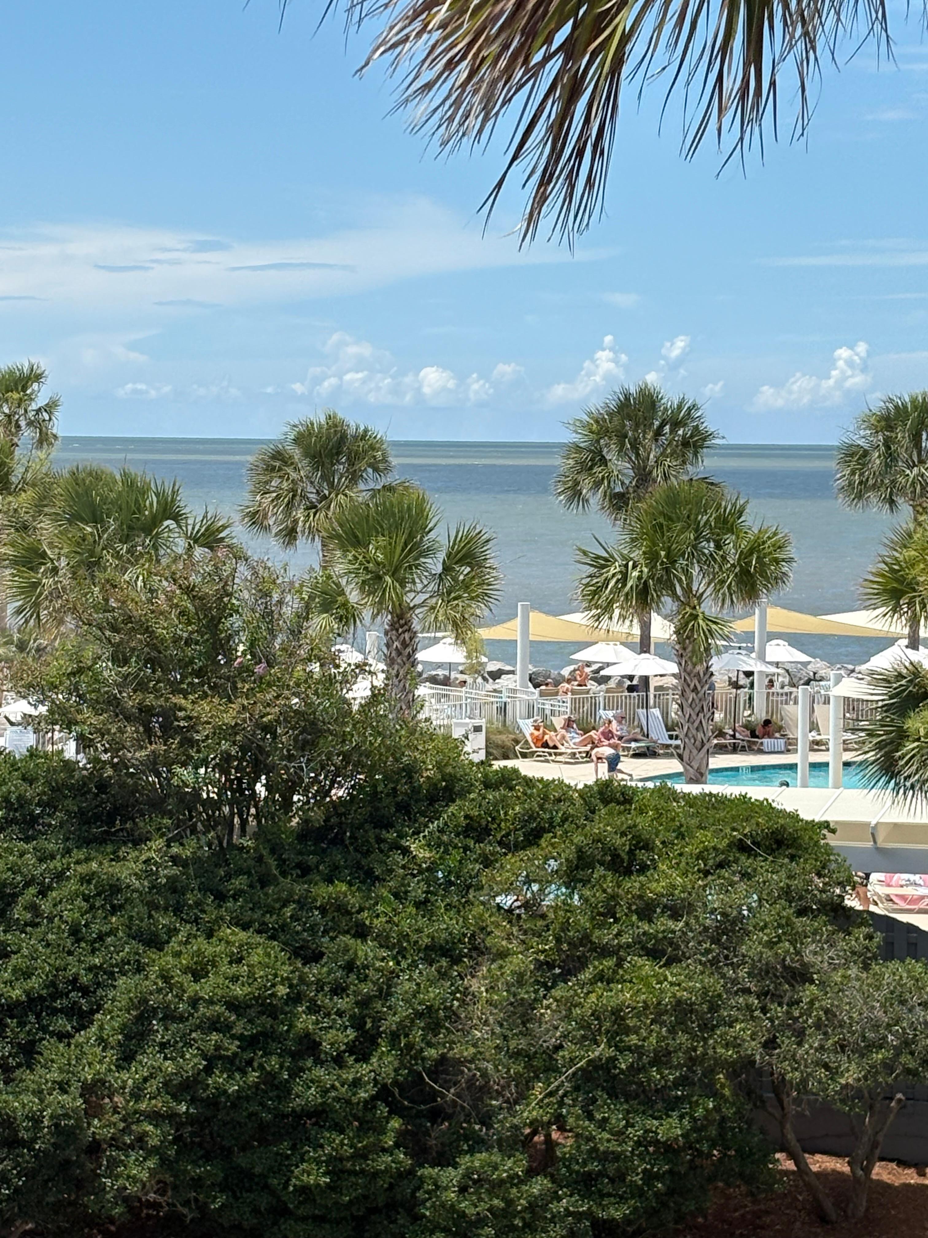 View from villa. Located right at club pool area. 