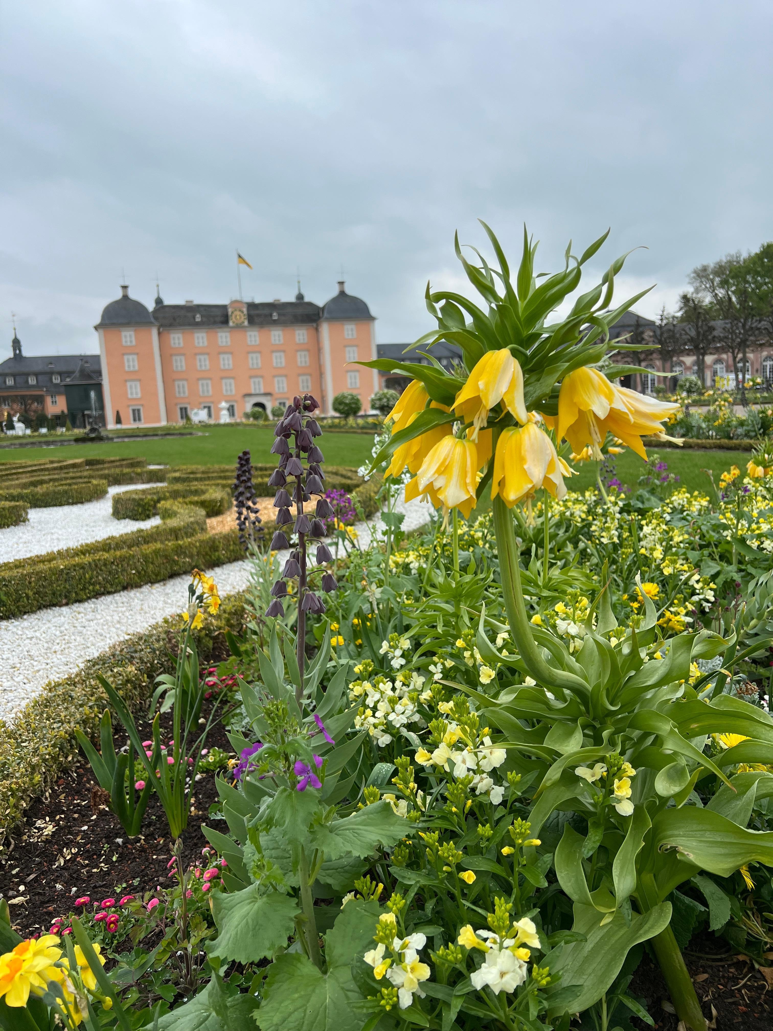 Slottsparken var fantastisk!