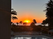 Sunrise as viewed from the balcony