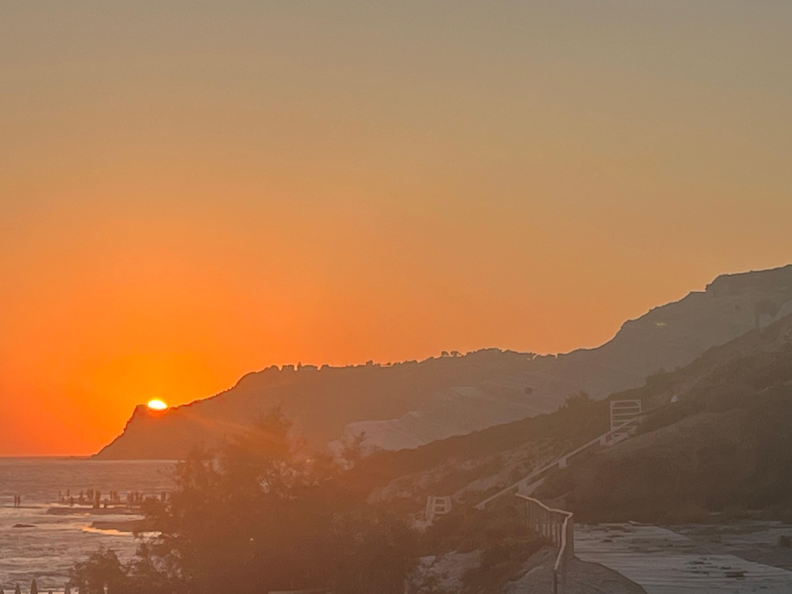 Sunset near the  Turkish Steps