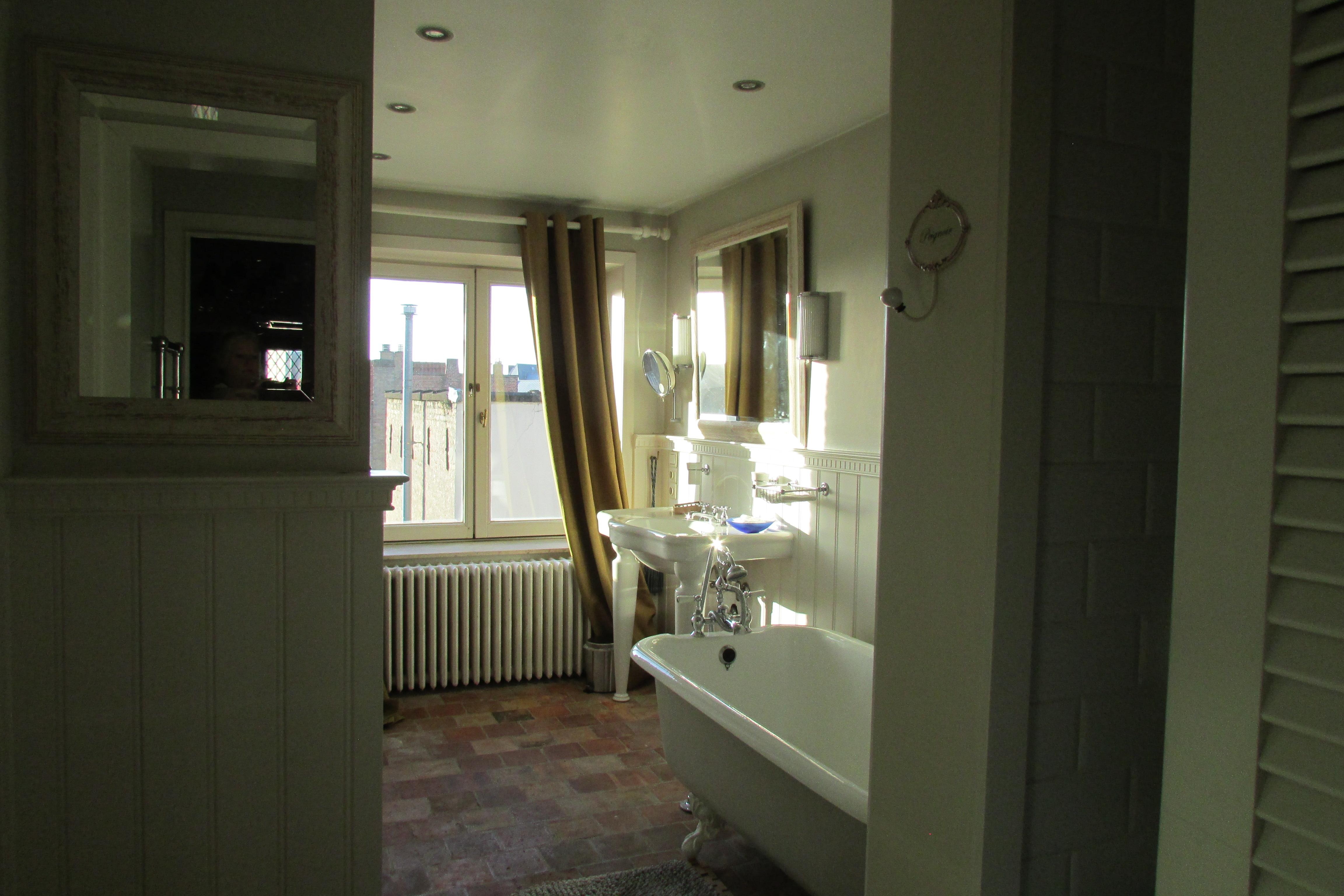 HUGE bathroom with separate tub and shower