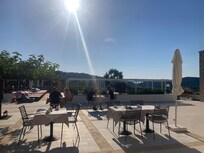 Pool and breakfast area
