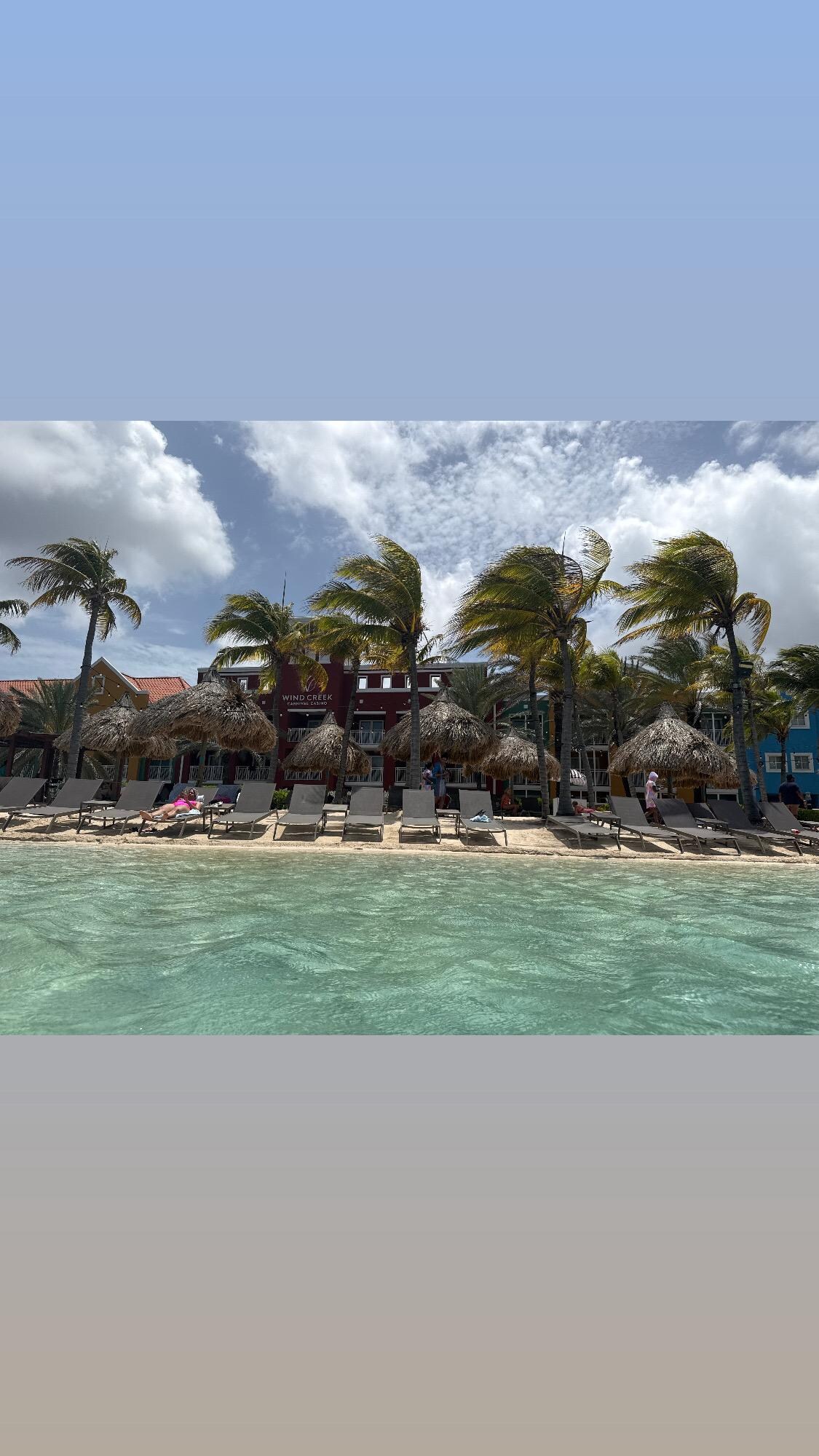 Taken from inside the pool 