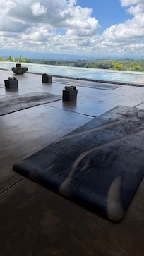 A yoga class with this view is an amazing experience