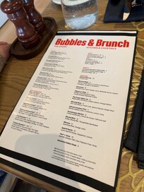 The Studio brunch menu