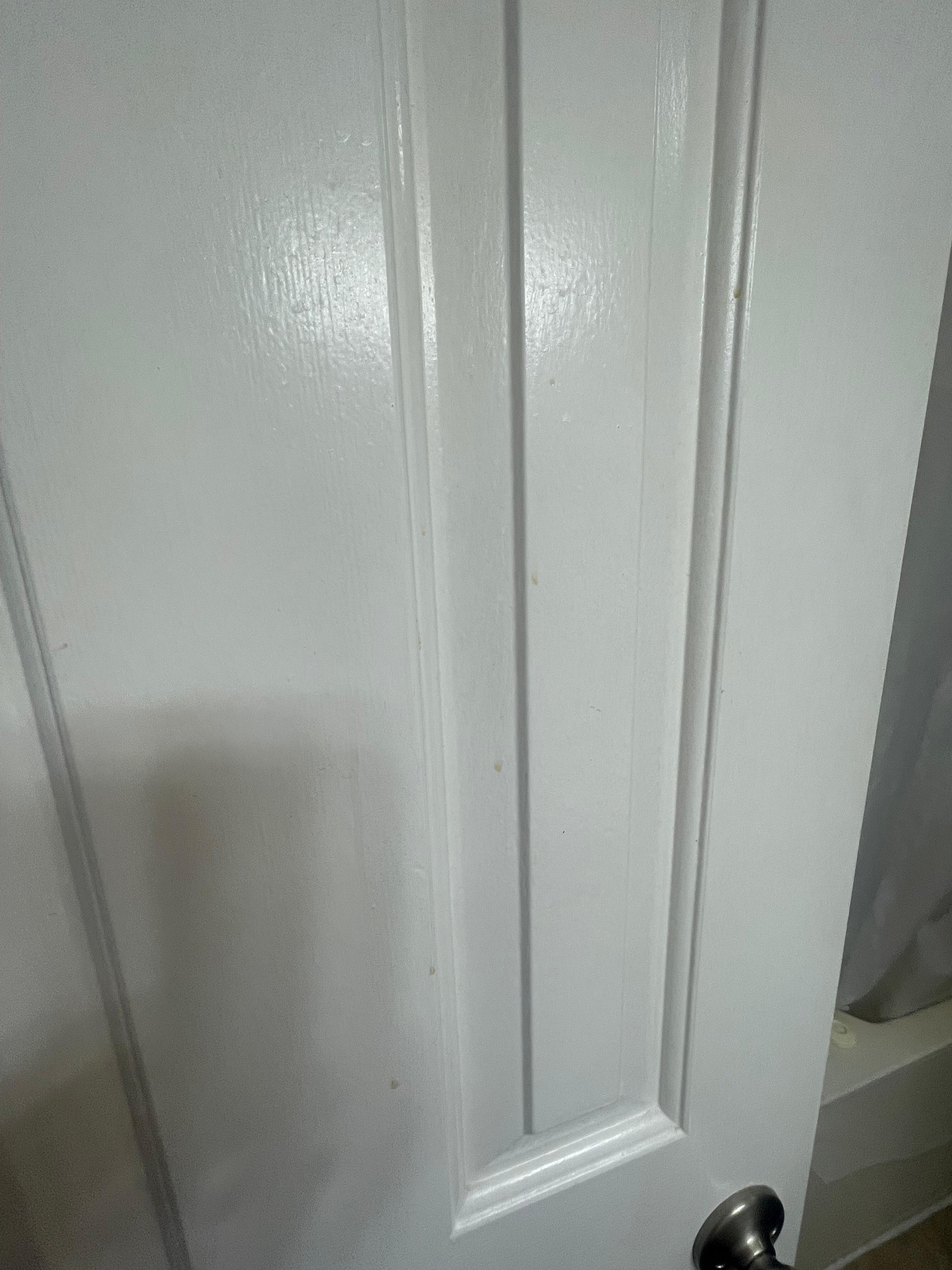 dirt or ? on doors