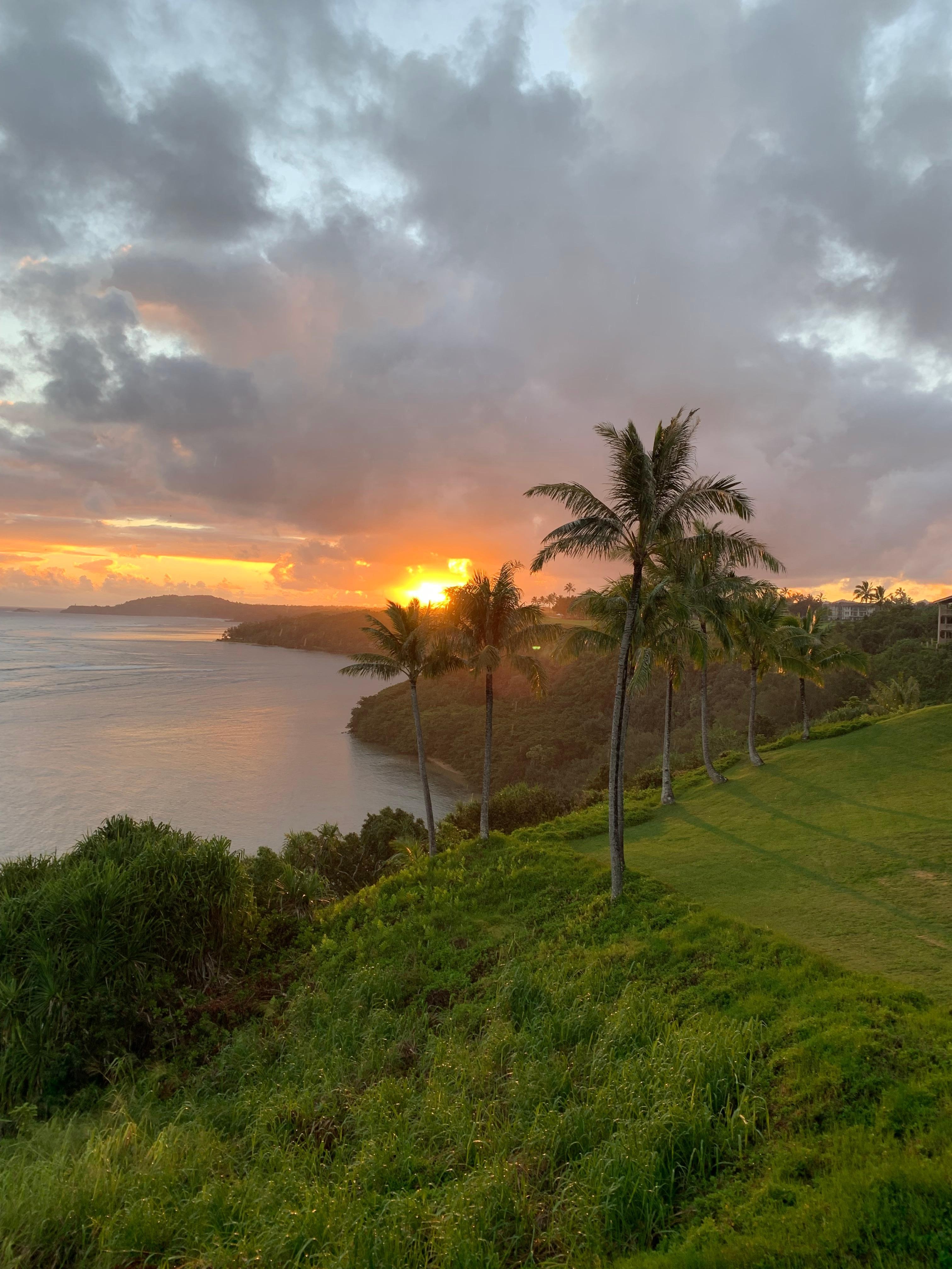 The view from the patio! Sunrise!