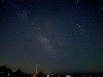 Star gazing from the roof.