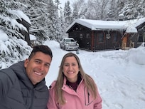 View the cabin from the street