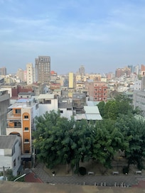 Great views of Tainan and nice patio area outside!!