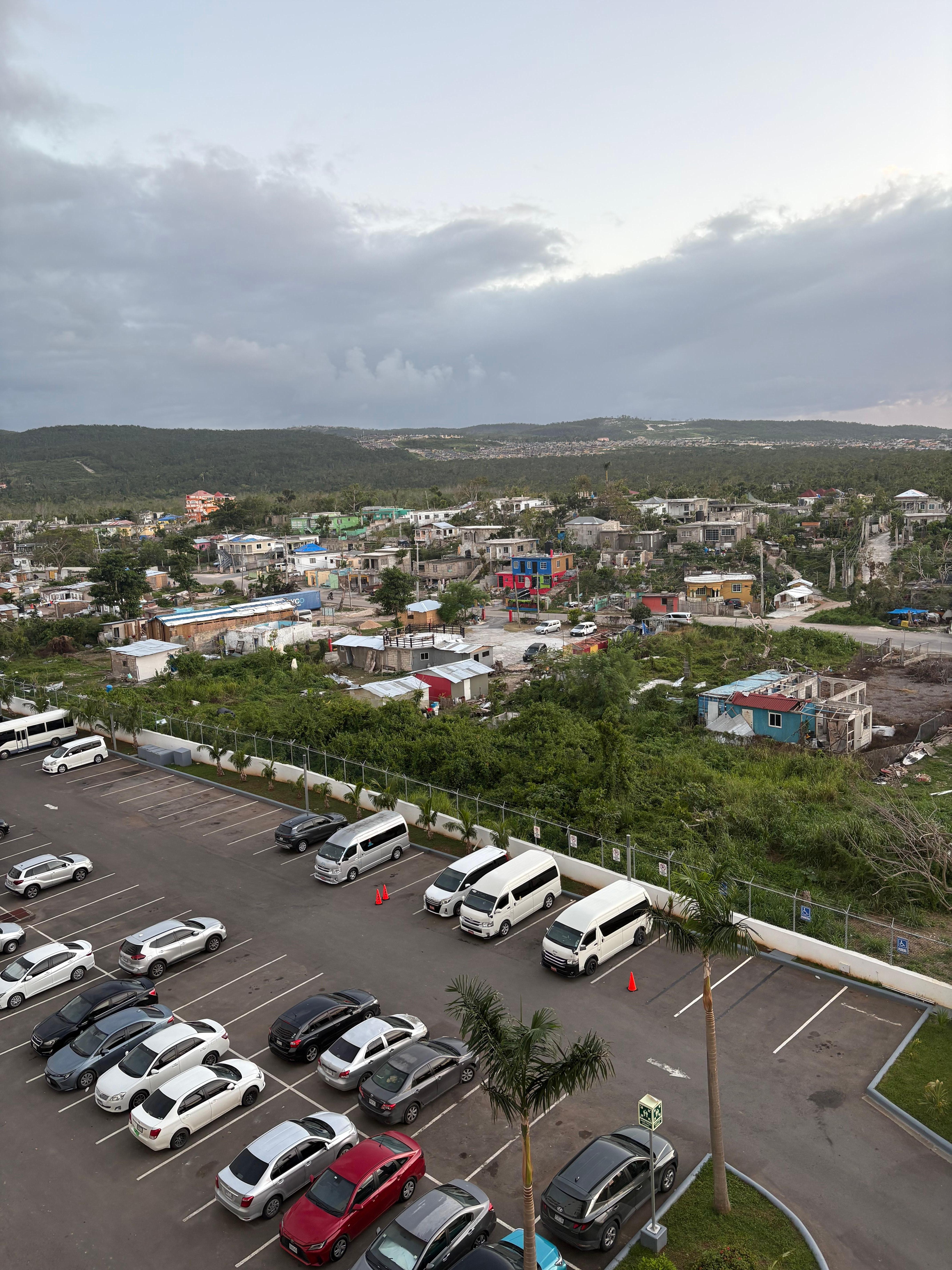 Not sure it this is consider the front of the resort or rear 