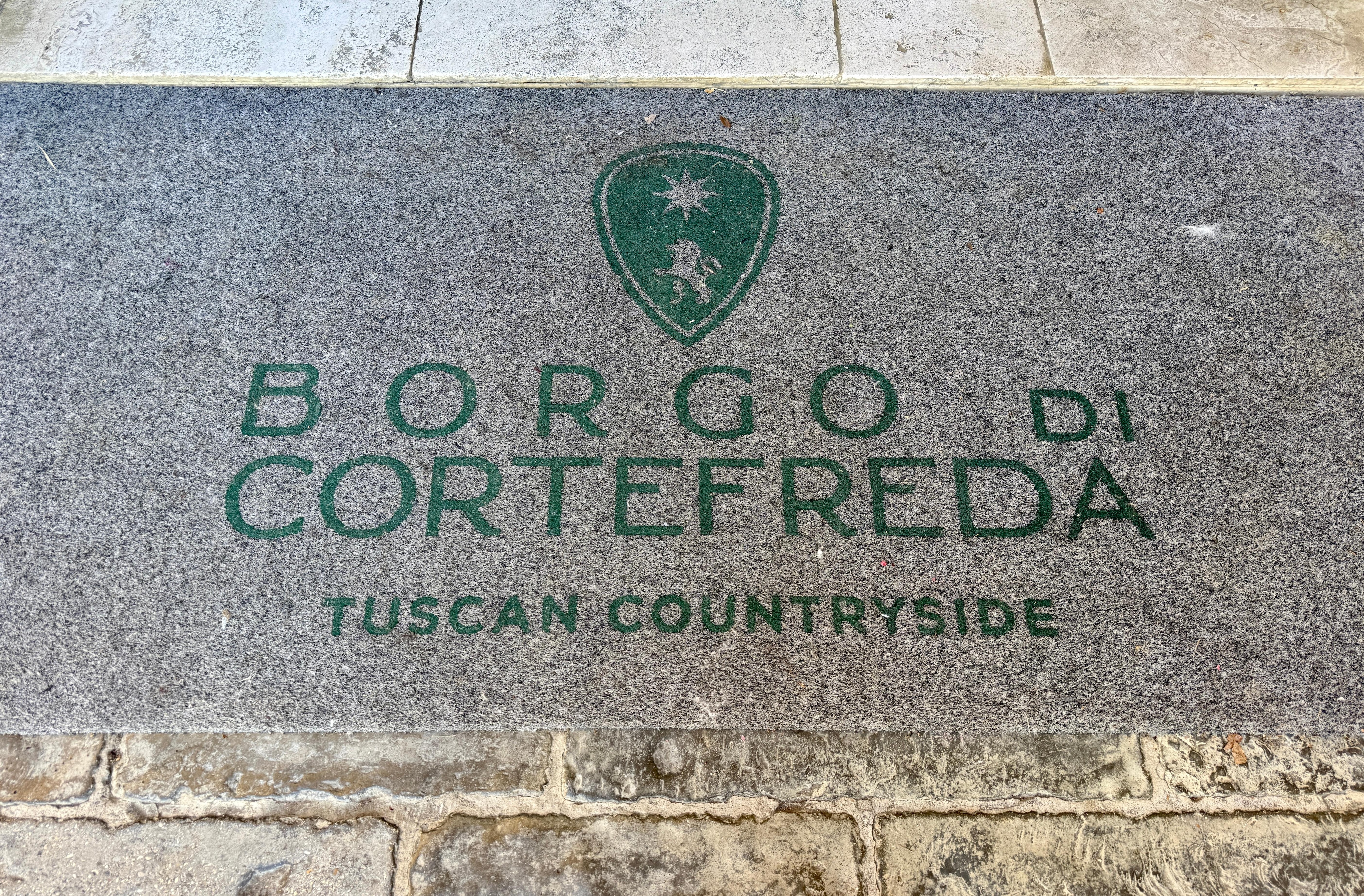 Hotel Borgo di Cortefreda welcome mat