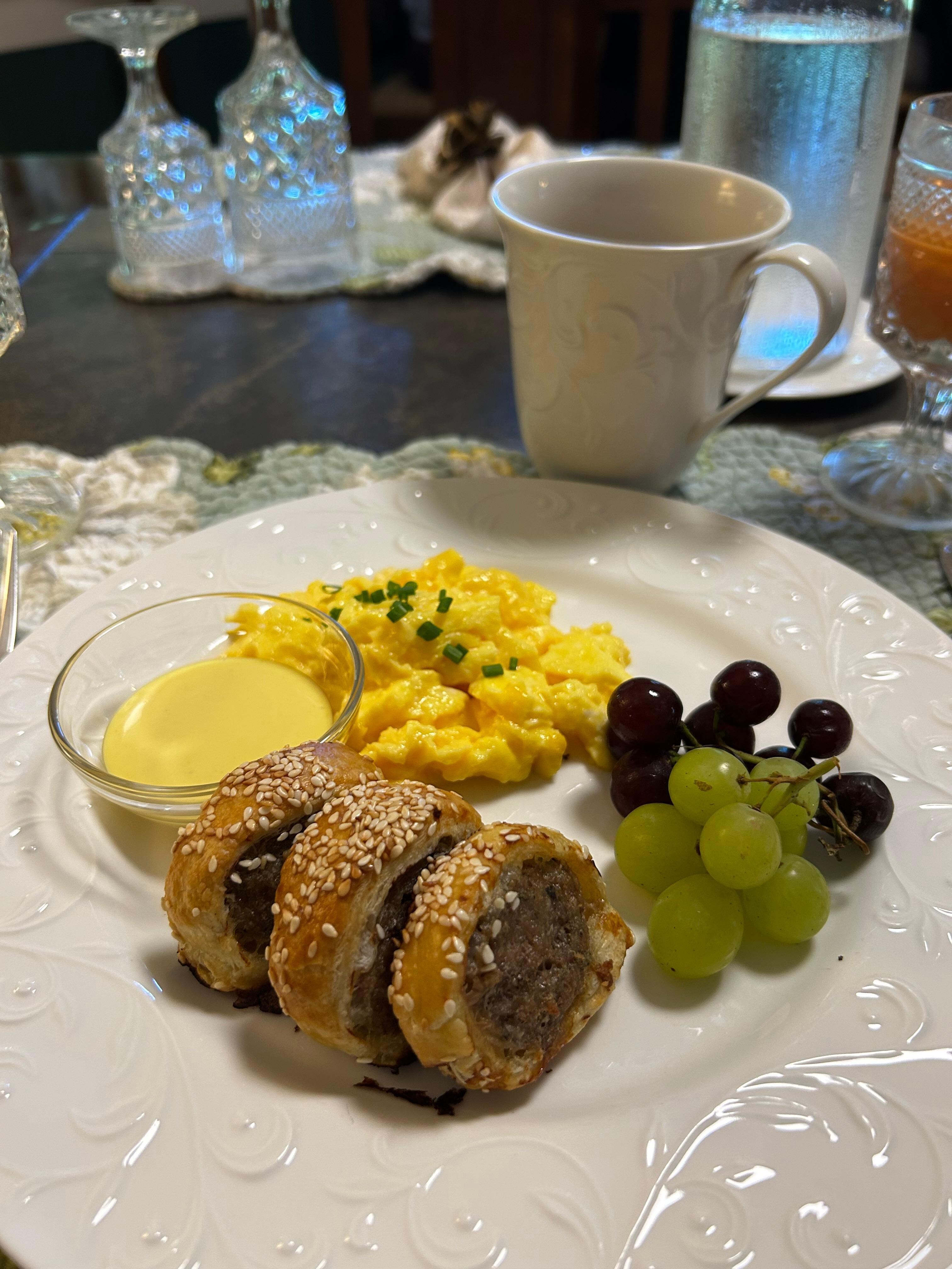 Breakfast was Divine! Homemade juice was out of this world! 