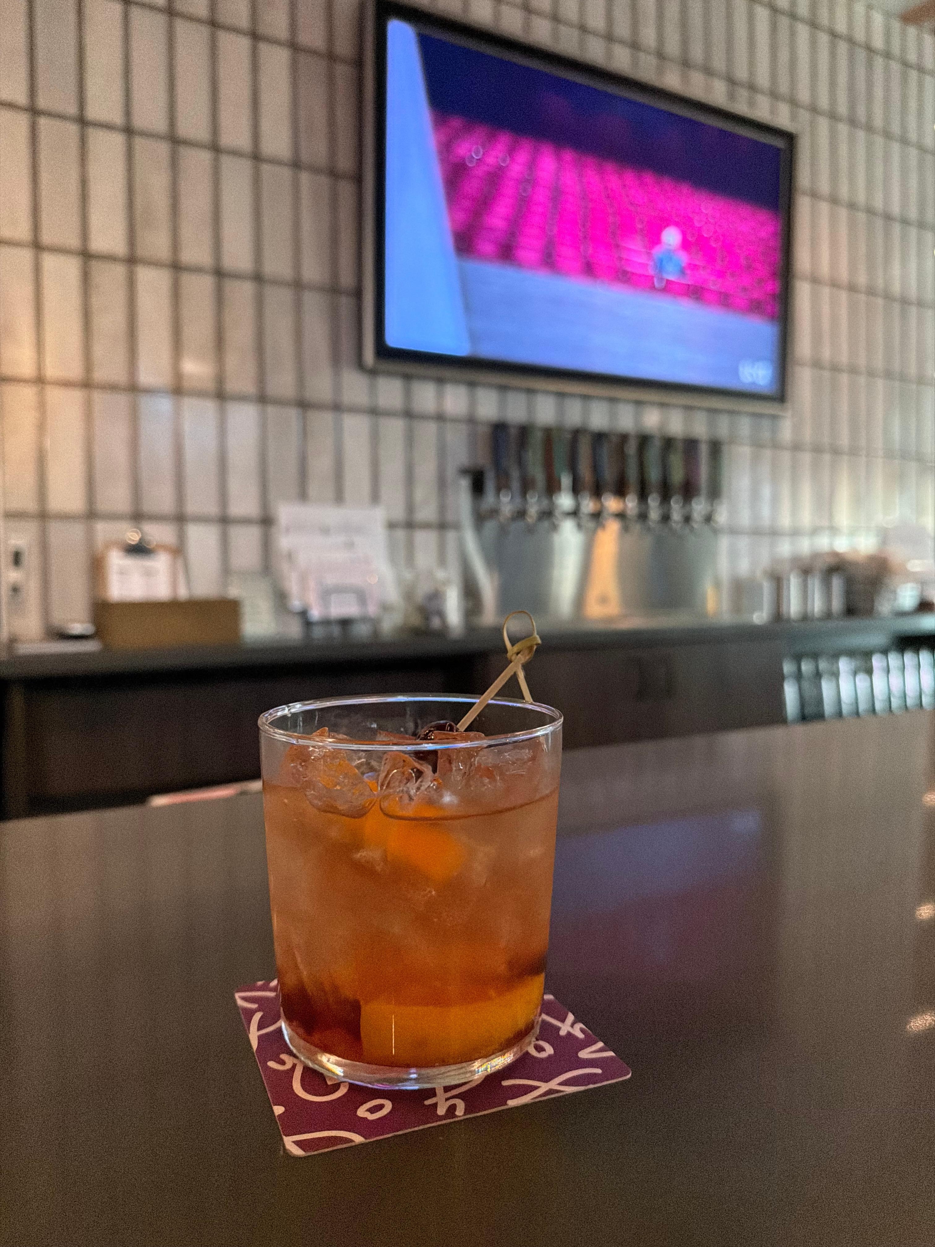 Wisconsin Old Fashioned at the Moxy Bar