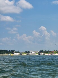 boating in the sound