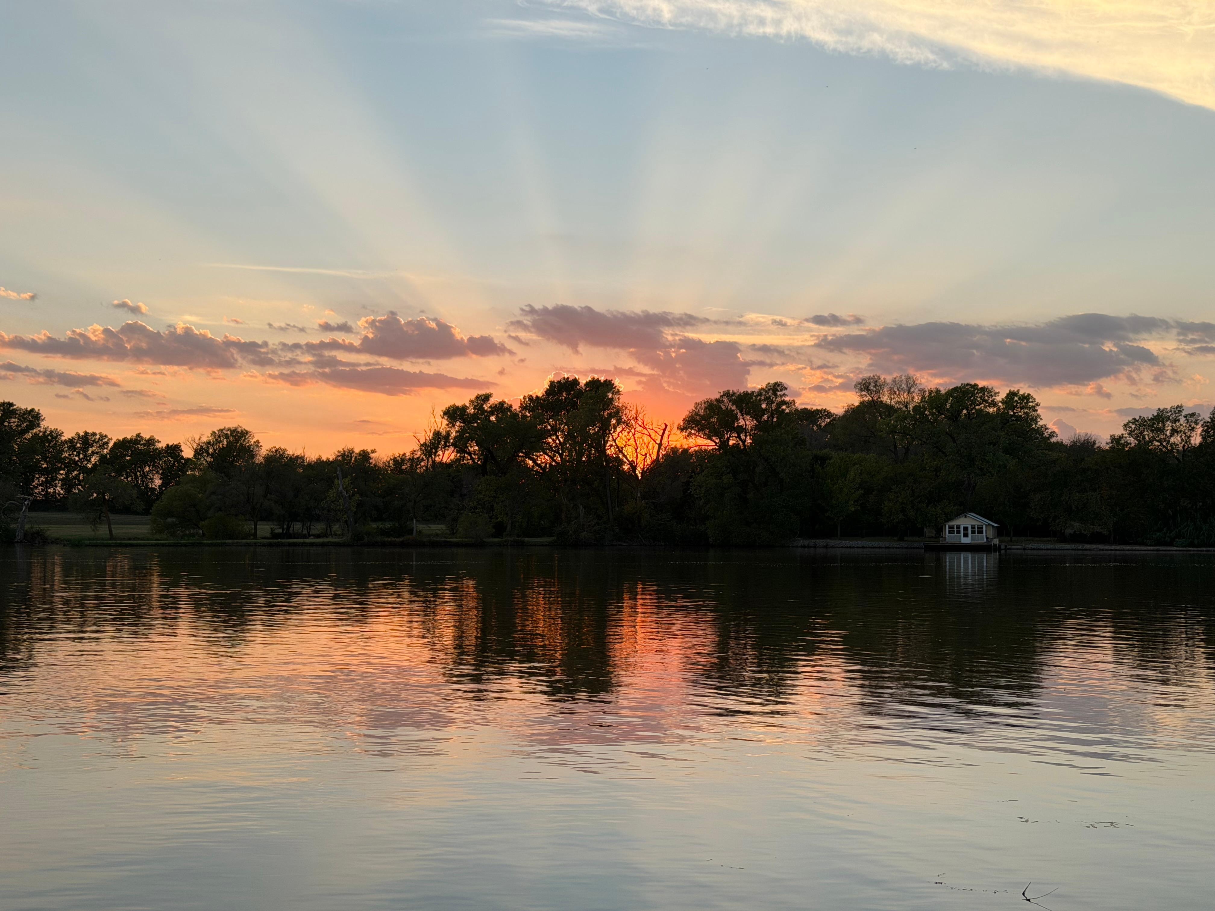 Great views of the sunset