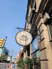 Amazing patio with BBQ menu at 5pm