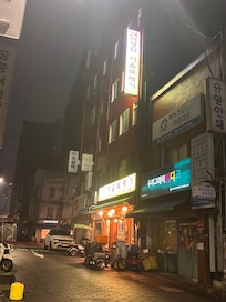 ホテル近くの똑배기のお店
干明太スープは
干鱈のスープでした