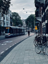 Street where the hotel was located