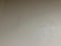 Mold in bathroom that could be cleaned.