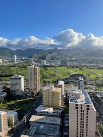 The view off of the balcony.