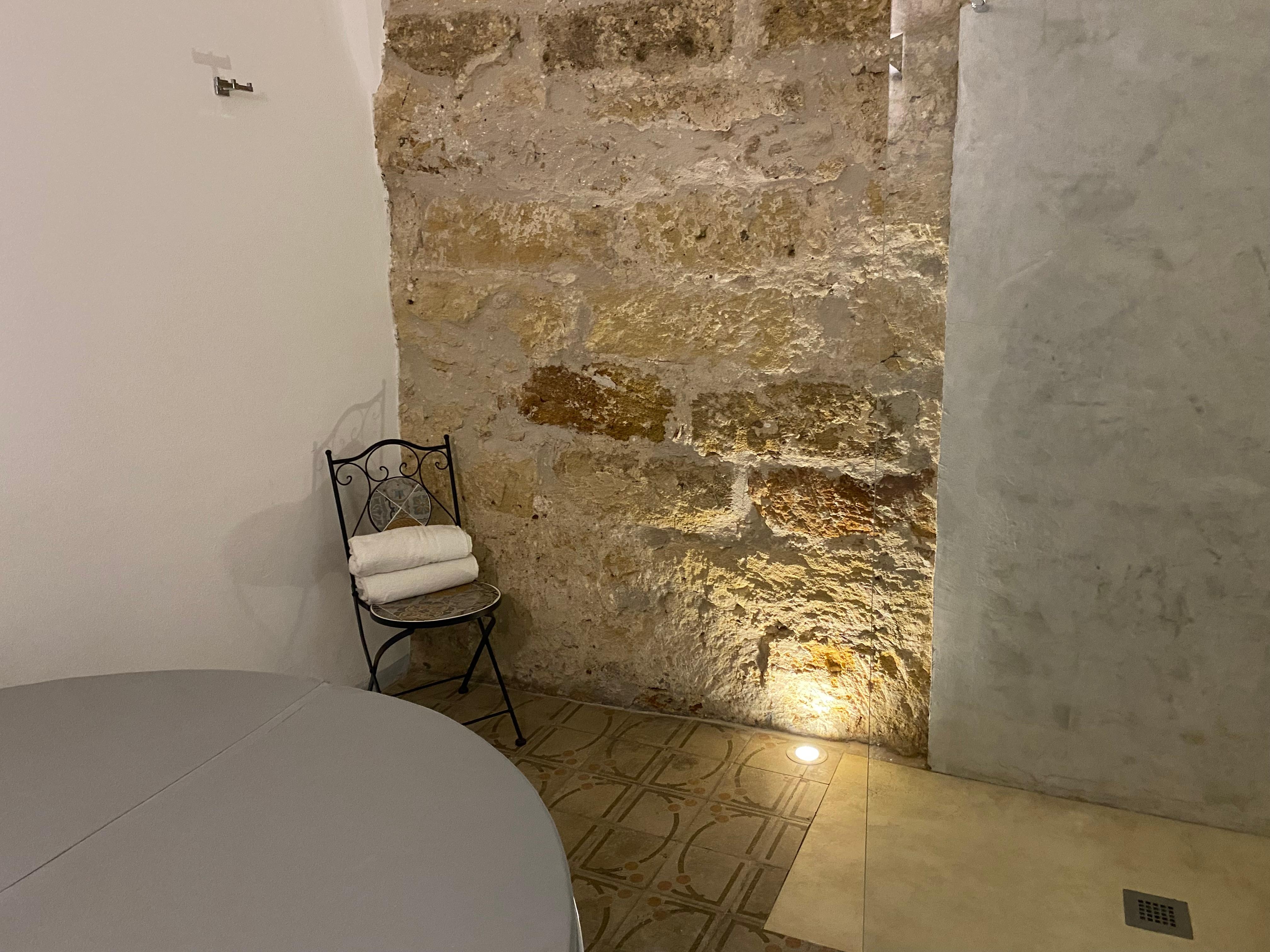 Love the brick walls throughout the space