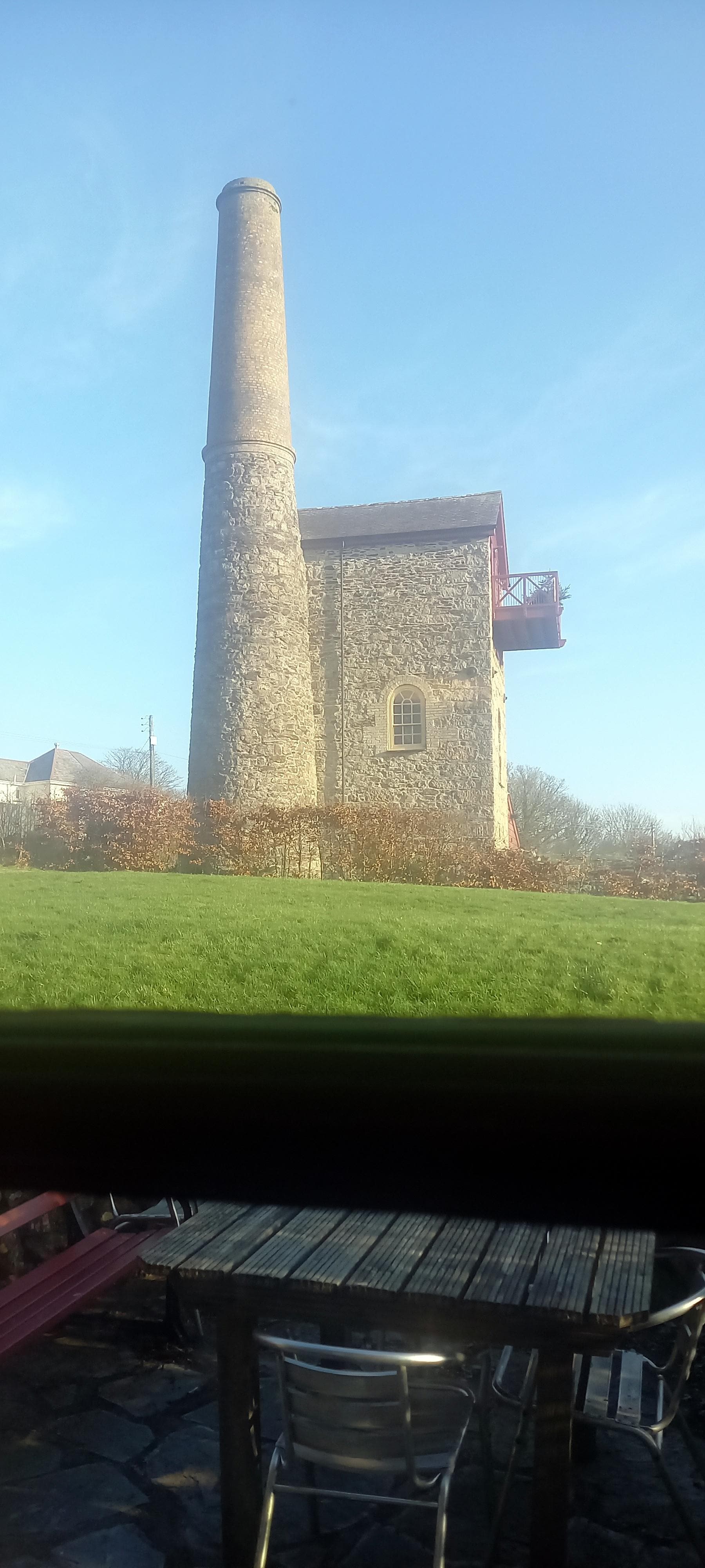 The view from the front door of the cottage
