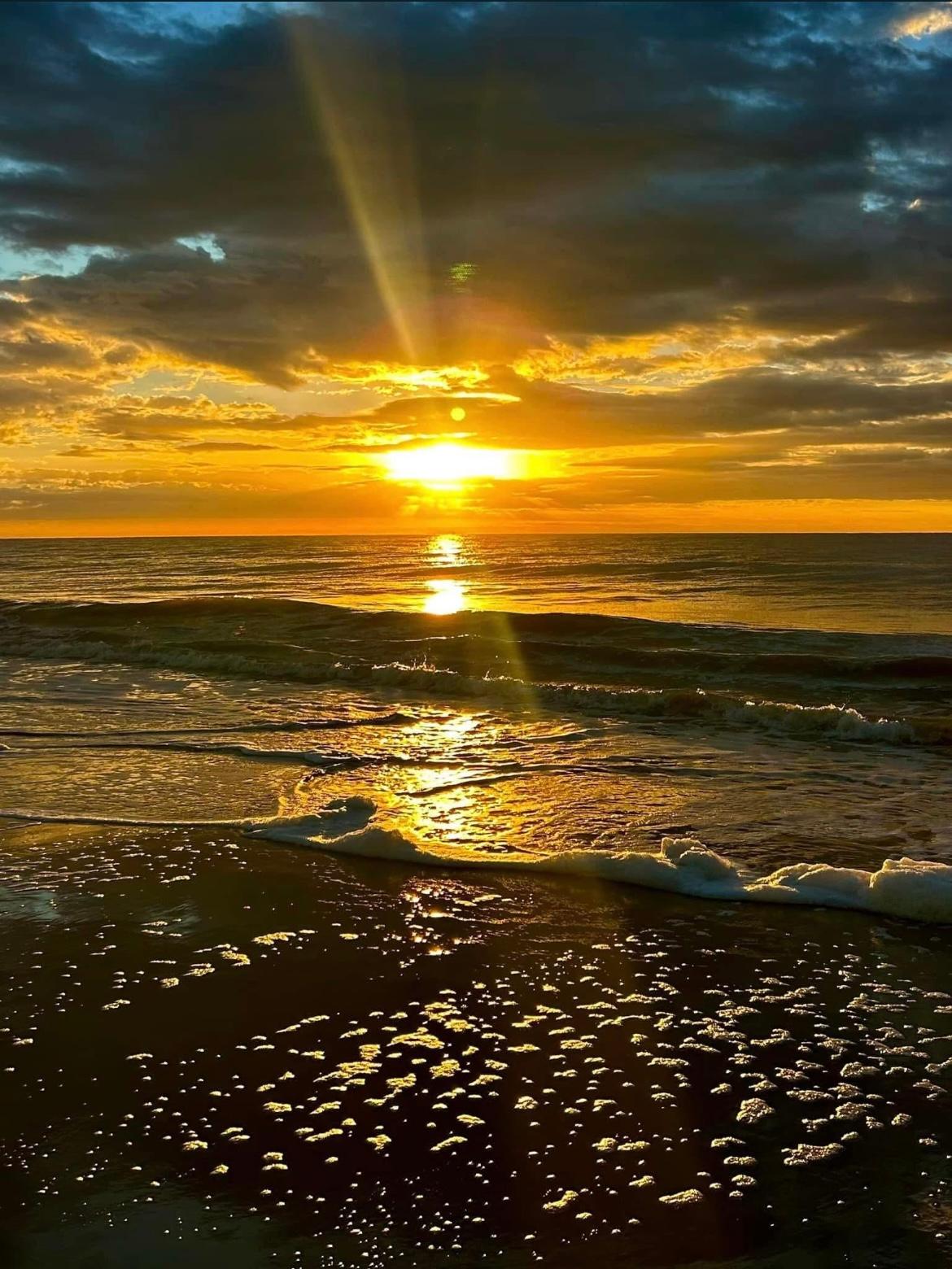 Sunset at the point 