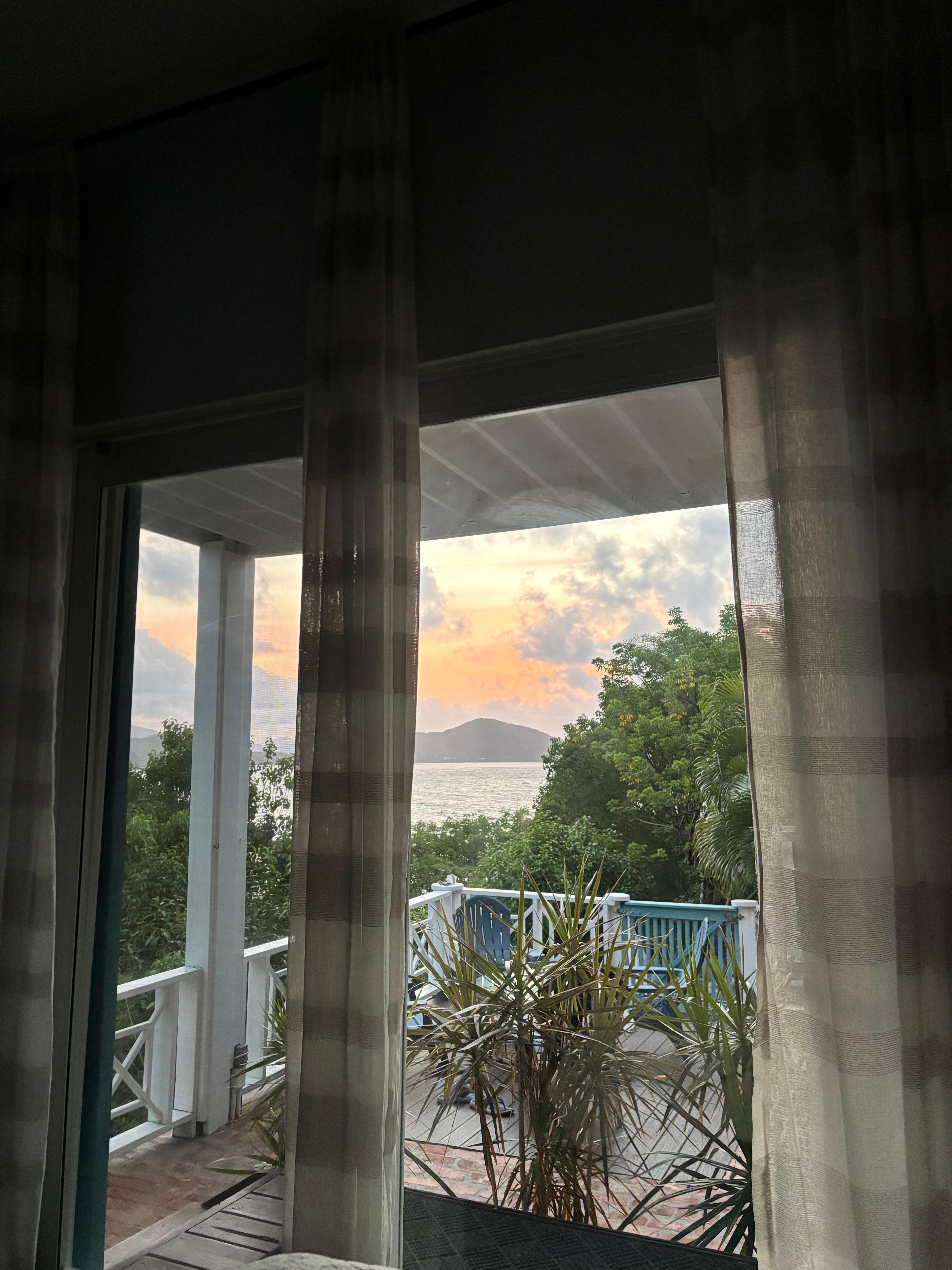Sunrise from bed!